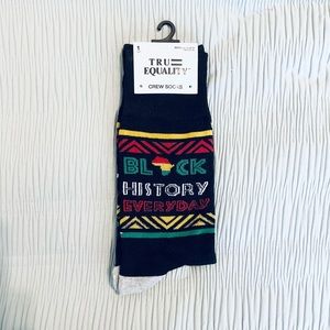 NWT Tru Equality Black History Everyday Socks